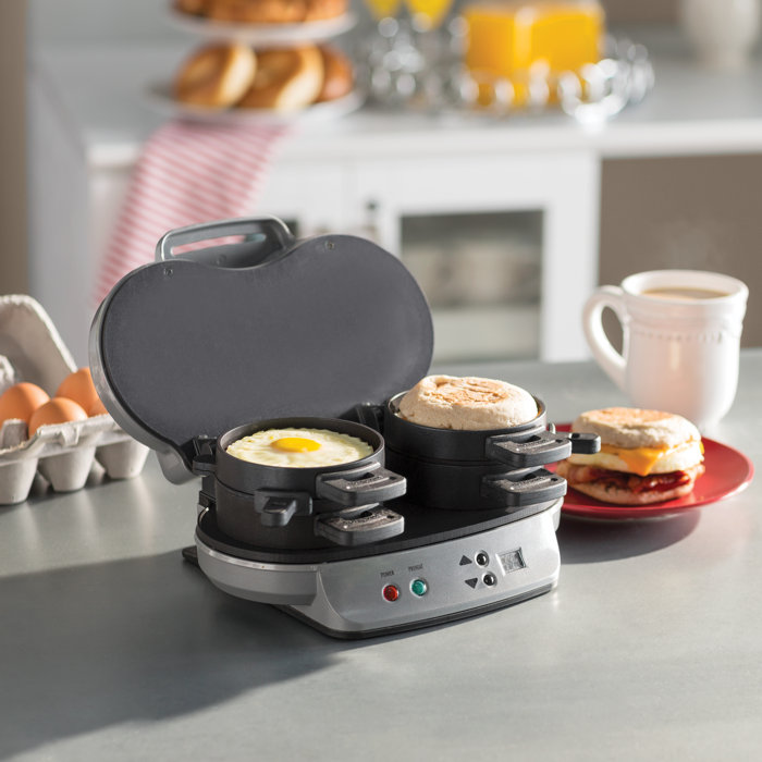 Hamilton Beach® Dual Breakfast Sandwich Maker & Reviews Wayfair